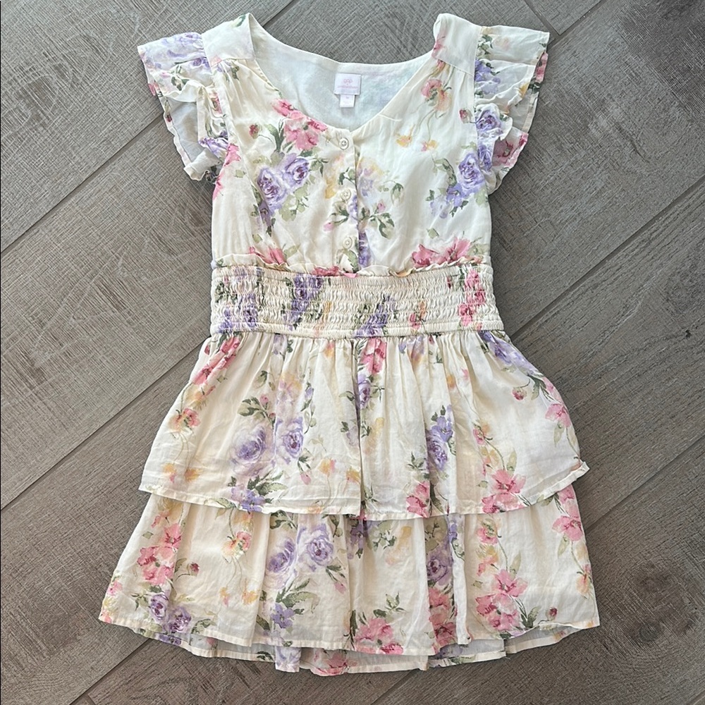 Gap x LoveShackFancy Girls Dress with Ruffled Sleeves